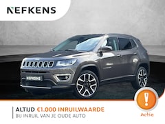 Jeep Compass - 1.3T 130pk Limited | 1ste eigenaar | Navigatie | Camera | Xenon | 19" LM velgen | Keyless