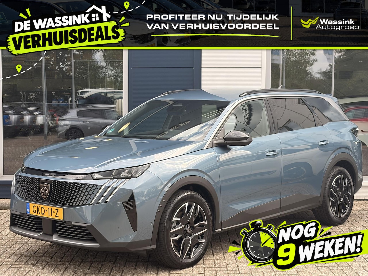 Peugeot 5008 - 1.2 Hybrid 136pk e-DSC6 Automaat Allure Pack Business | Navigatie | Panoramisch Display | - AutoWereld.nl