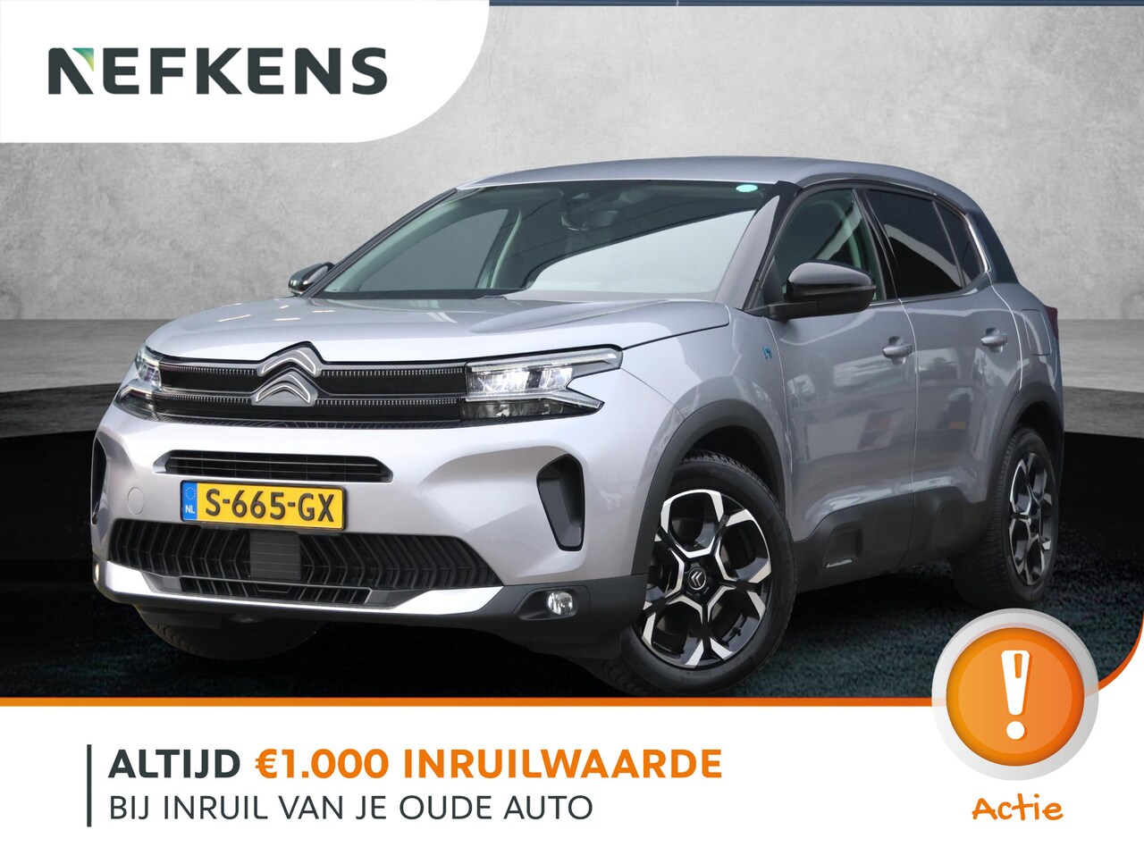 Citroën C5 Aircross - 225pk Plug-in Hybrid Feel | 1ste eigenaar | Camera | Dodehoekdetectie | LED lampen | LEER/ - AutoWereld.nl