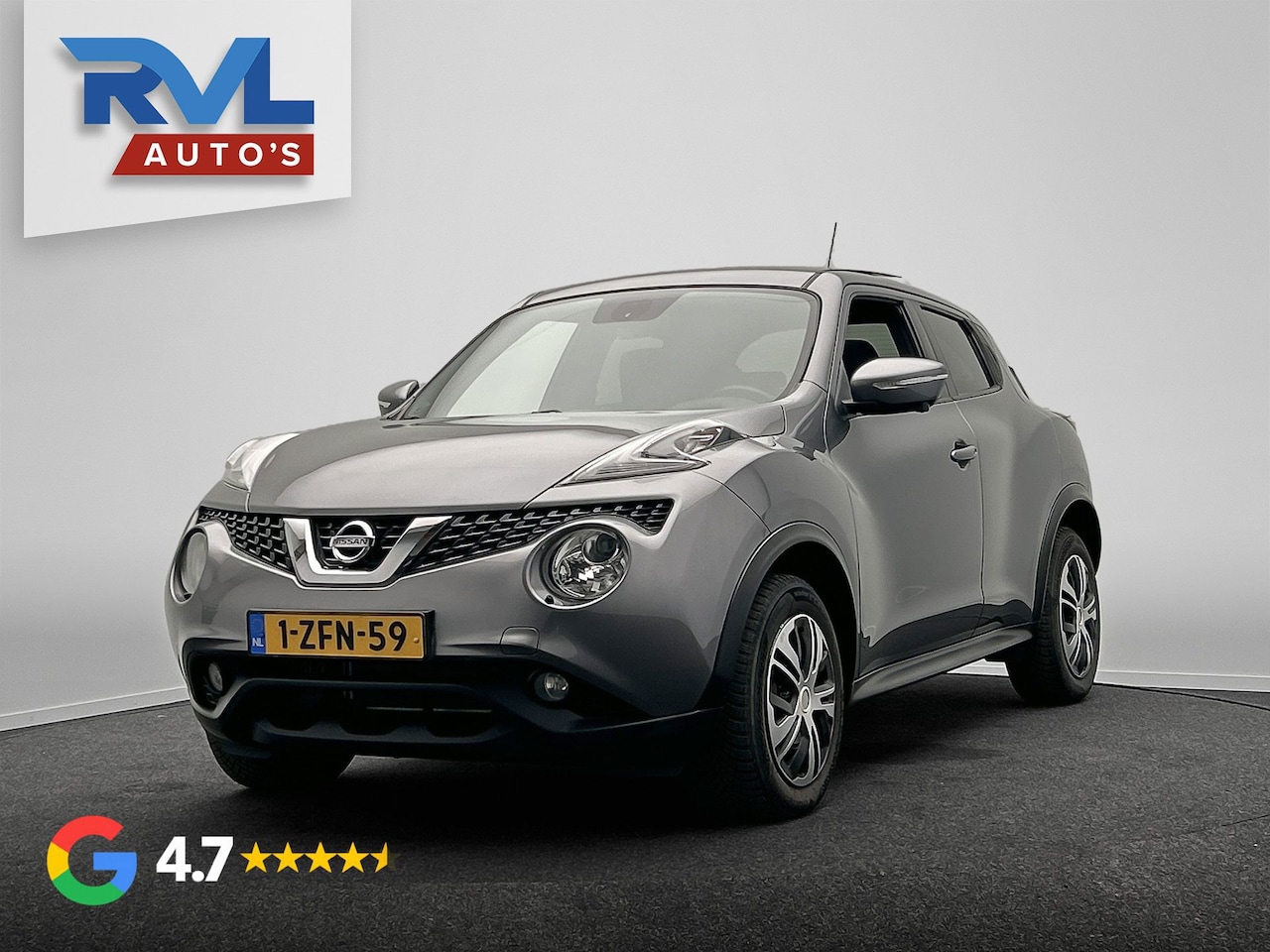 Nissan Juke - 1.2 DIG-T S/S Tekna | Origineel NL | Keyless | Panoramadak | Trekhaak | Leder | 360 Camera - AutoWereld.nl
