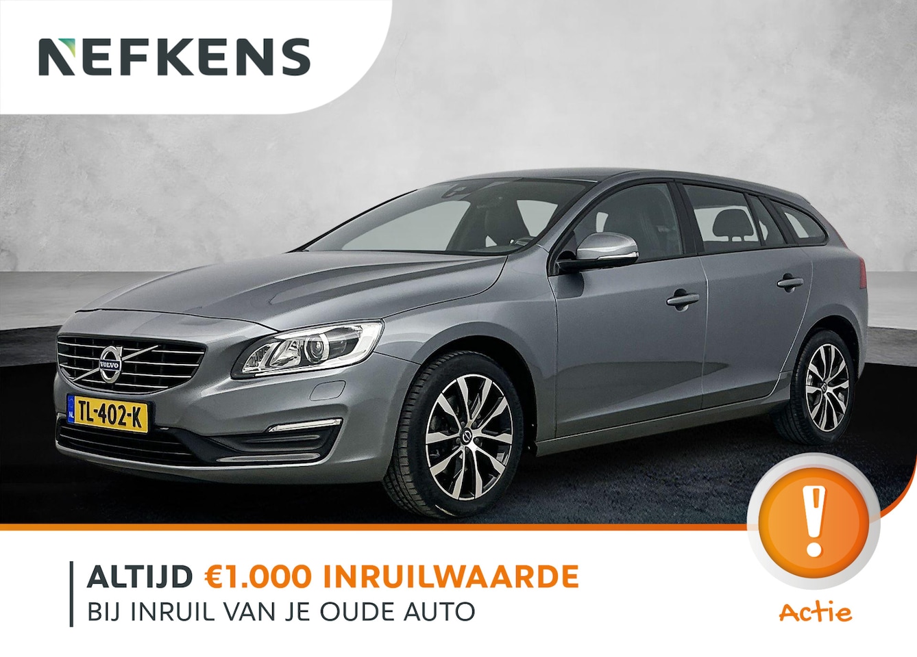 Volvo V60 - T2 Polar+ | 2de eigenaar | LEER | Trekhaak | Stoelverwarming | Navigatie | AUTOMAAT - AutoWereld.nl