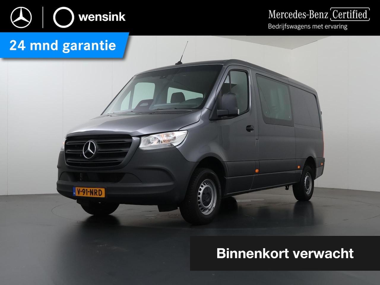 Mercedes-Benz Sprinter - 317 CDI | Aut. | L2 H1 | Dubbele Cabine | Trekhaak | Parkeercamera | Cruise Control | 5-Zi - AutoWereld.nl