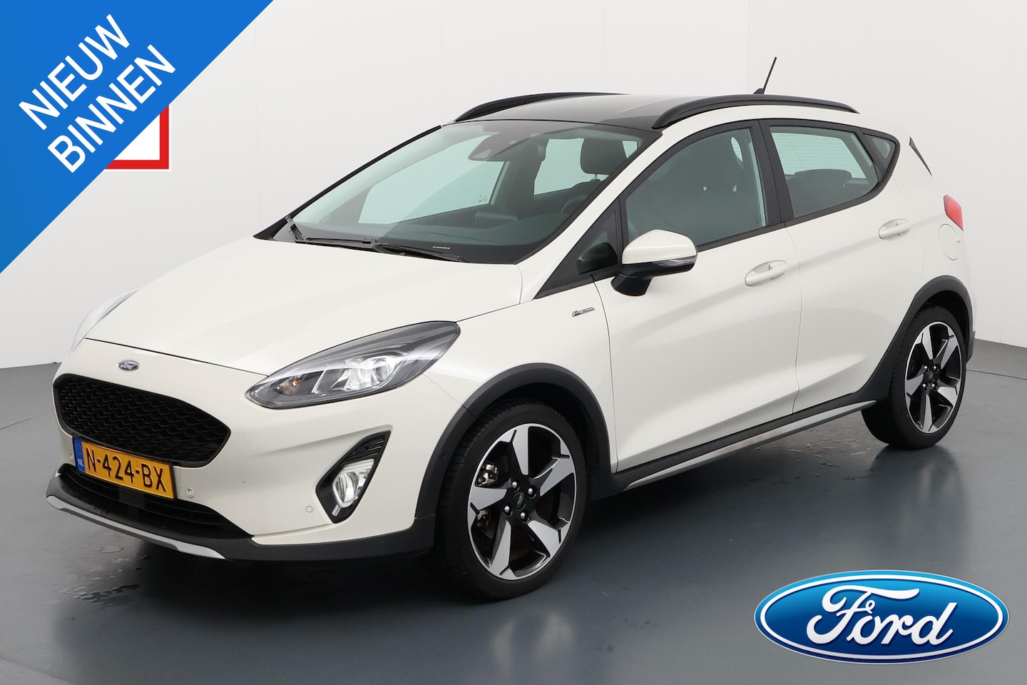 Ford Fiesta - 125pk Eco Hybrid Active X B&O Navi Camera Adap. Cruise Dodehoek & Parking pack Dealeronder - AutoWereld.nl