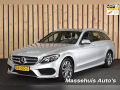 Mercedes-Benz C-klasse Estate - 180 Business Solution AMG Plus Upgrade Edition Trekhaak 2e eig NL-auto LED Leer Clima Crui