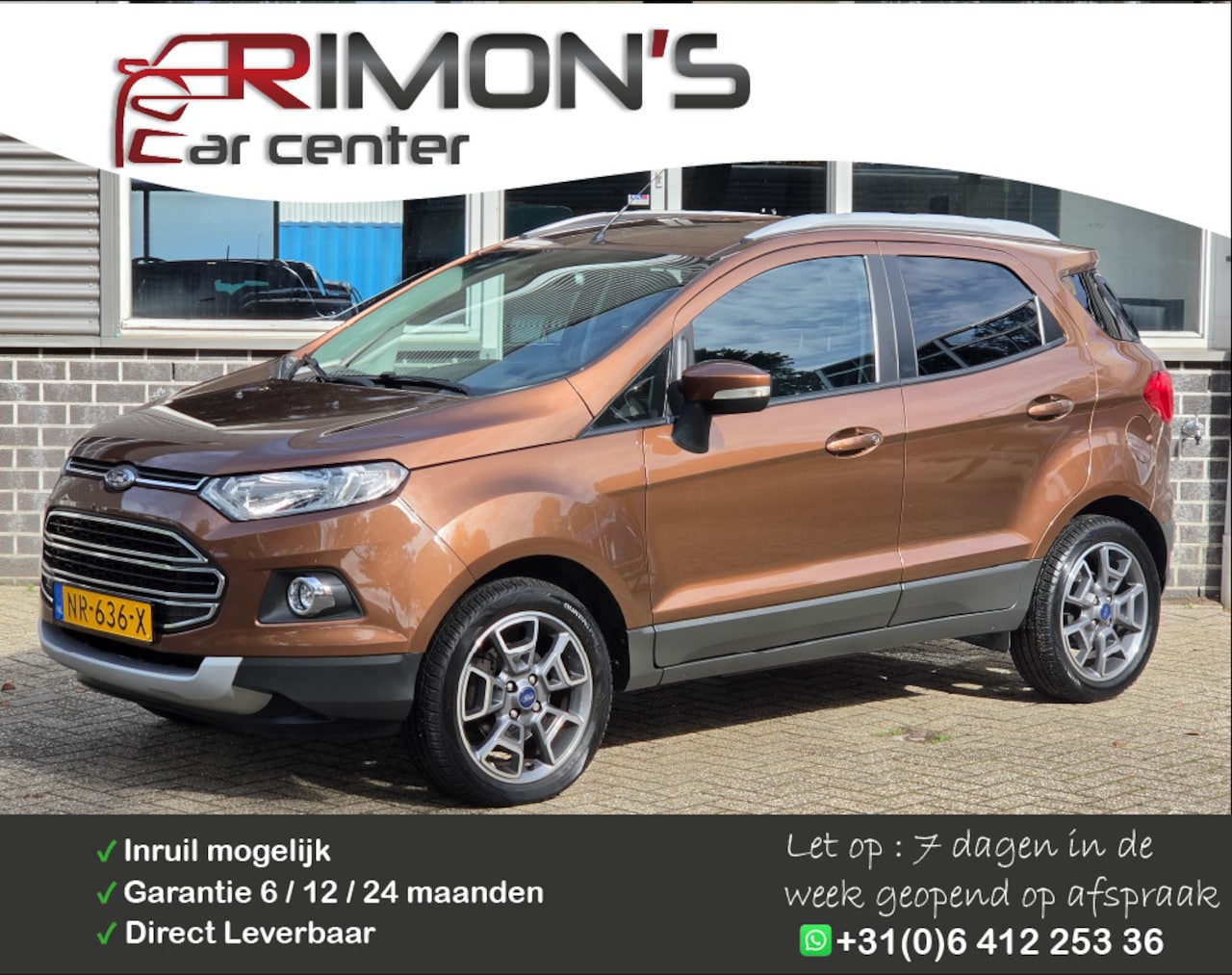 Ford EcoSport - 1.0 EcoBoost Titanium Dealer Onderhouden - AutoWereld.nl