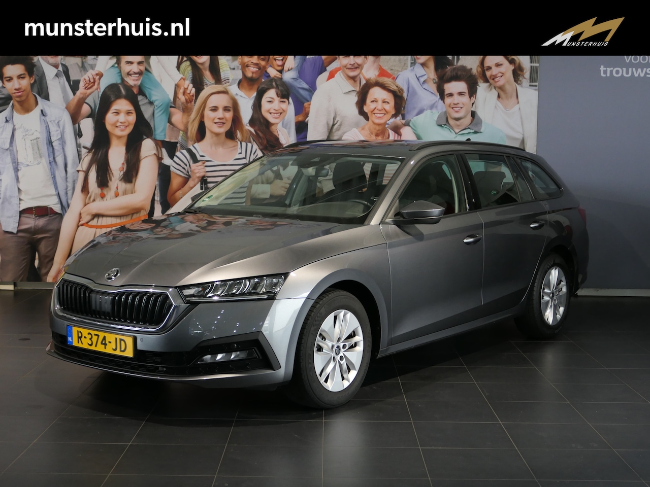Skoda Octavia Combi - 1.0 TSI Business Edition - Elektr kofferbakklep - Sensoren - Navi - Apple carplay/ Android - AutoWereld.nl