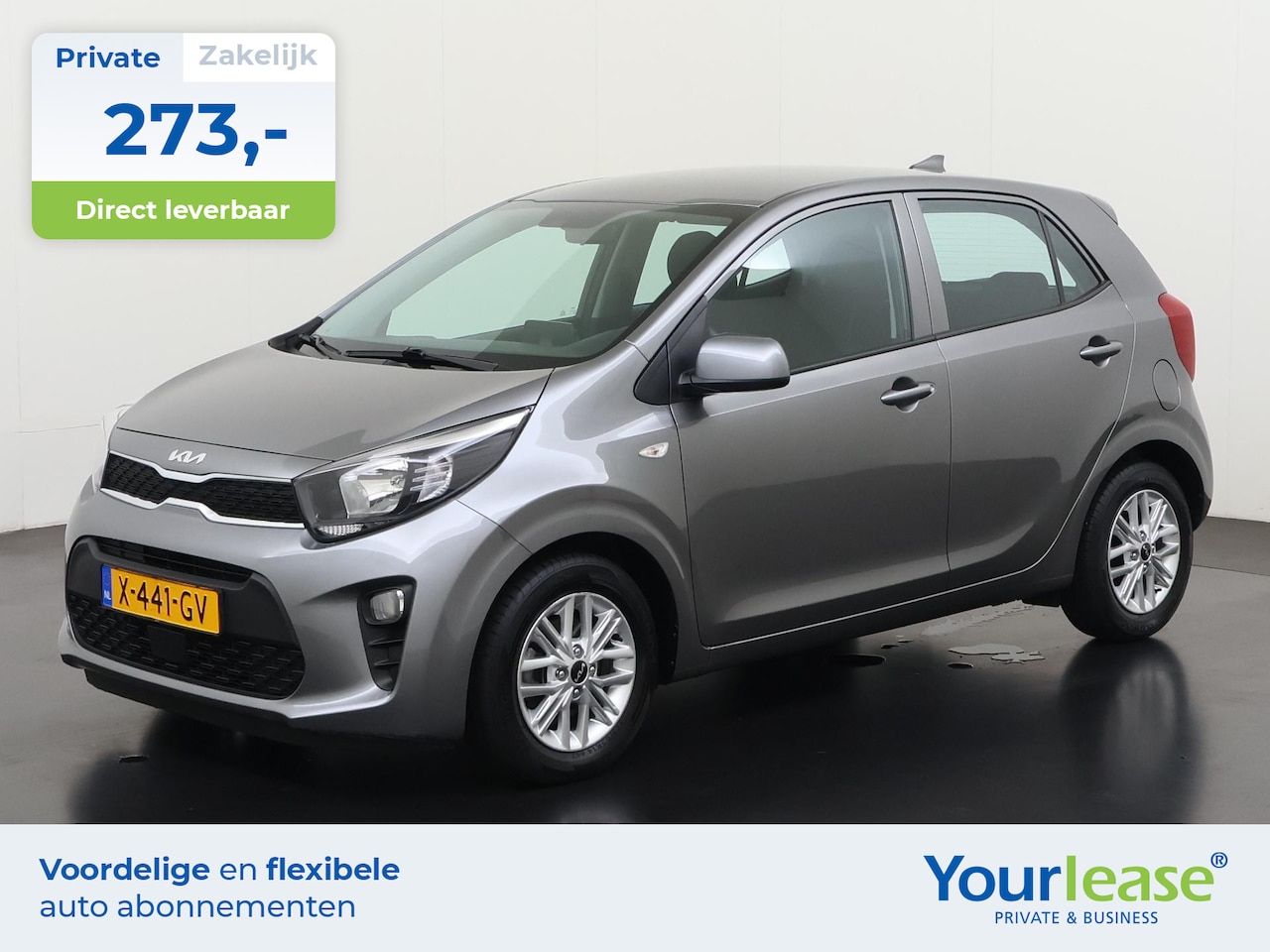 Kia Picanto - 1.0 DPi DynamicLine | All-in 273,- Private Lease | Direct uit voorraad - AutoWereld.nl