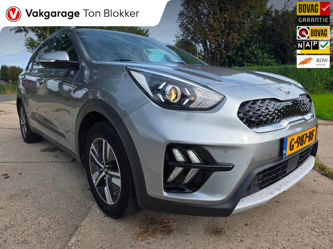 Kia Niro - 1.6 GDi Hybrid DynamicLine ACC / CAMERA / NAVI / CLIMA / PDC / STOELVERVARMING/ NL-AUTO - AutoWereld.nl