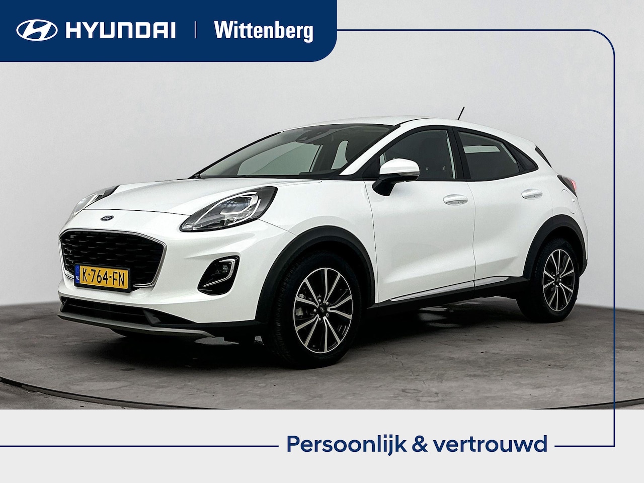 Ford Puma - 1.0 EcoBoost Titanium Aut. | Unieke km-stand! | Navigatie | Parkeersensoren | Cruise contr - AutoWereld.nl