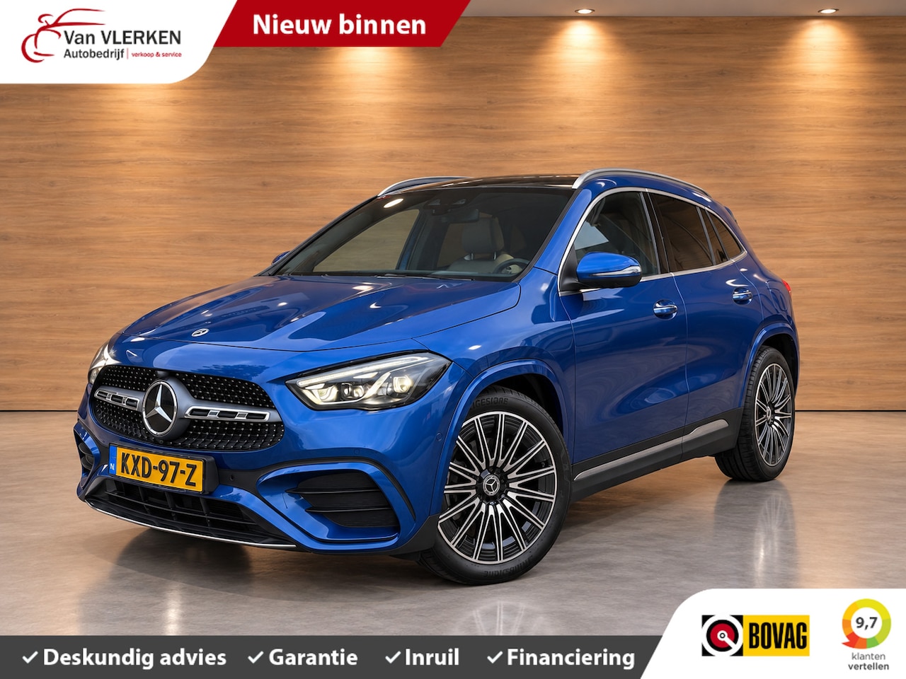 Mercedes-Benz GLA-Klasse - 180 AMG Line MILD-HYBRID PANO LEER HEAD UP - AutoWereld.nl