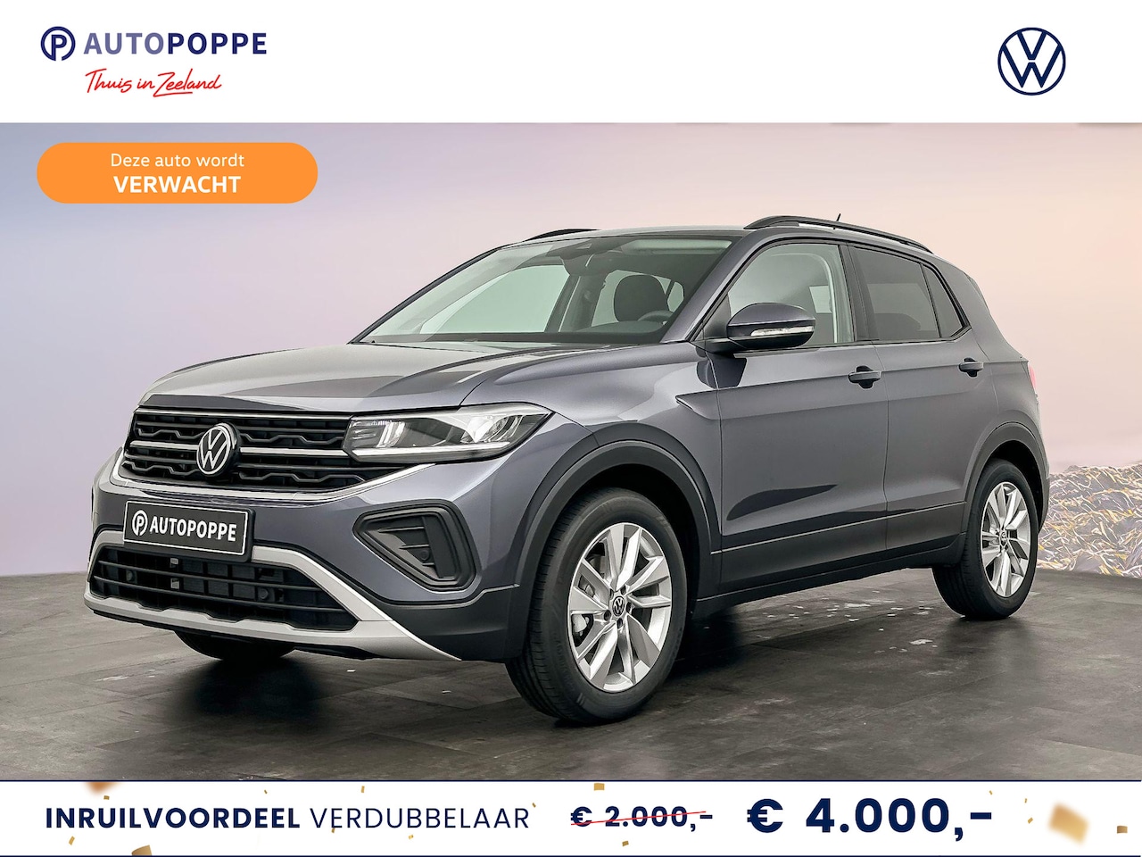 Volkswagen T-Cross - Life Edition 1.0 TSI 85 kW / 116 PK SUV 6 versn. H - AutoWereld.nl