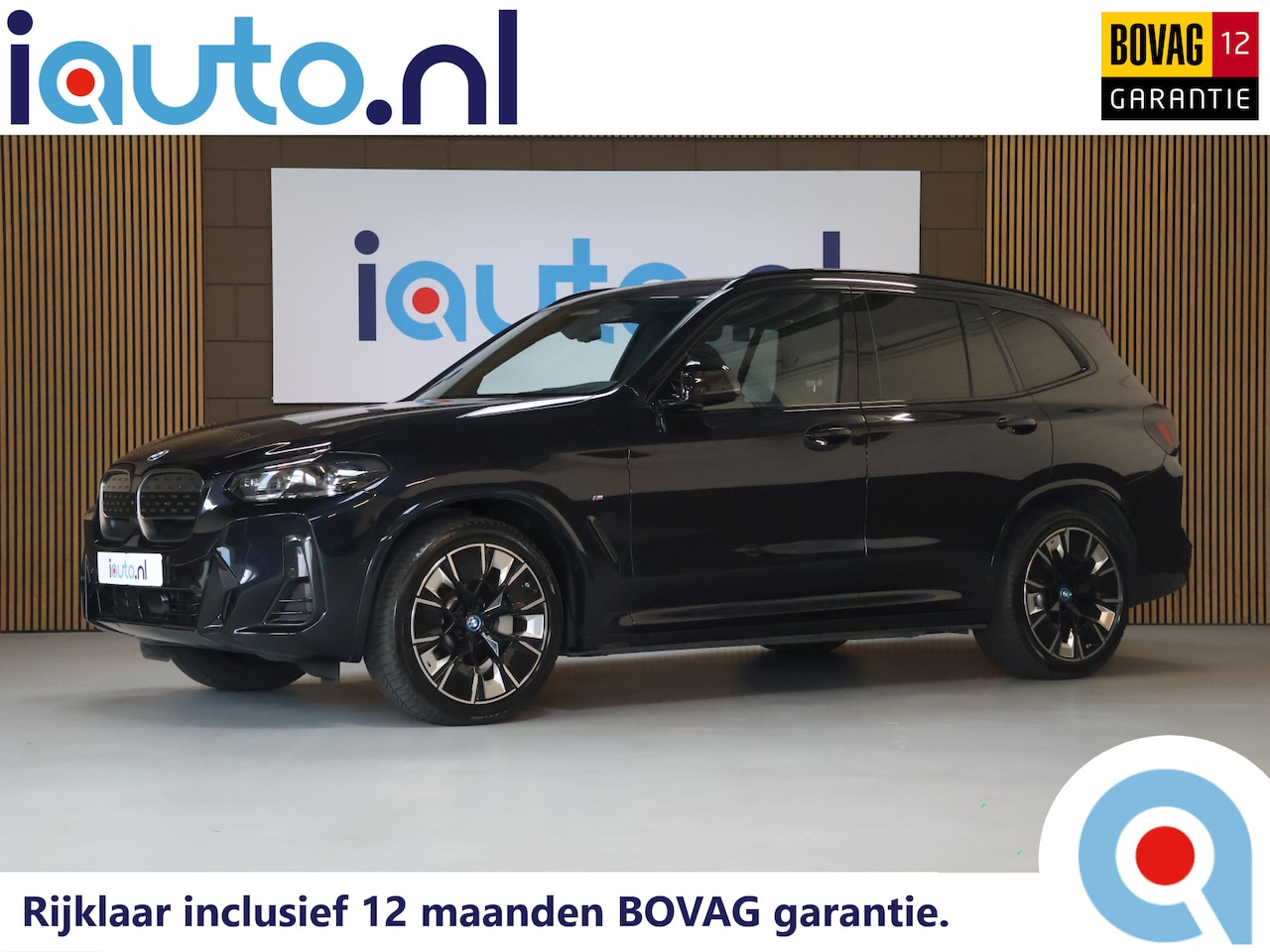 BMW iX3 - High Executive Edition 80 kWh Pano/Shadow Line/Leder/360/Harman Kardon/HUD/Trekhaak/Drivin - AutoWereld.nl