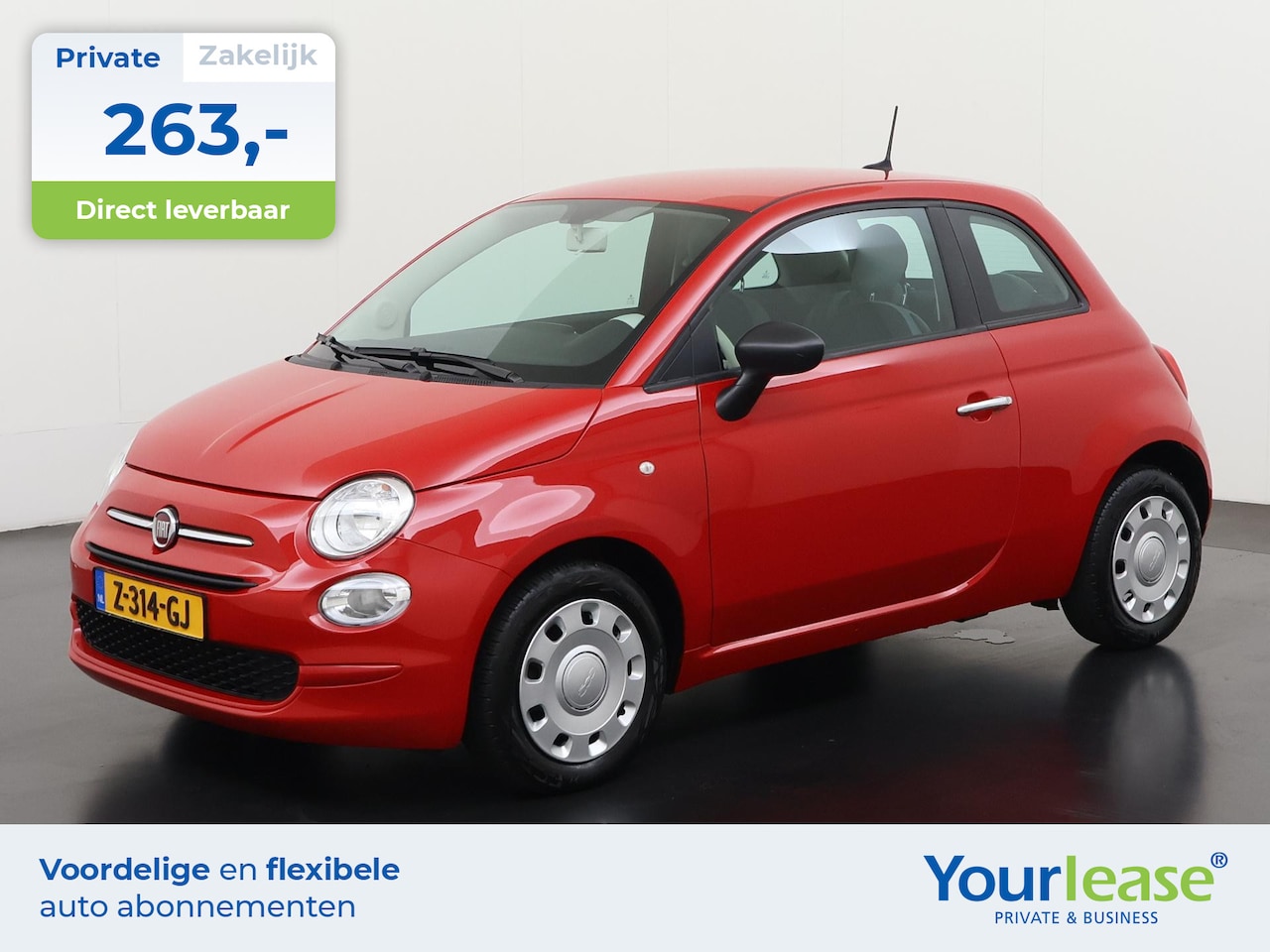 Fiat 500 - 1.0 Hybrid Pop | All-in 263,- Private Lease | Direct uit voorraad - AutoWereld.nl