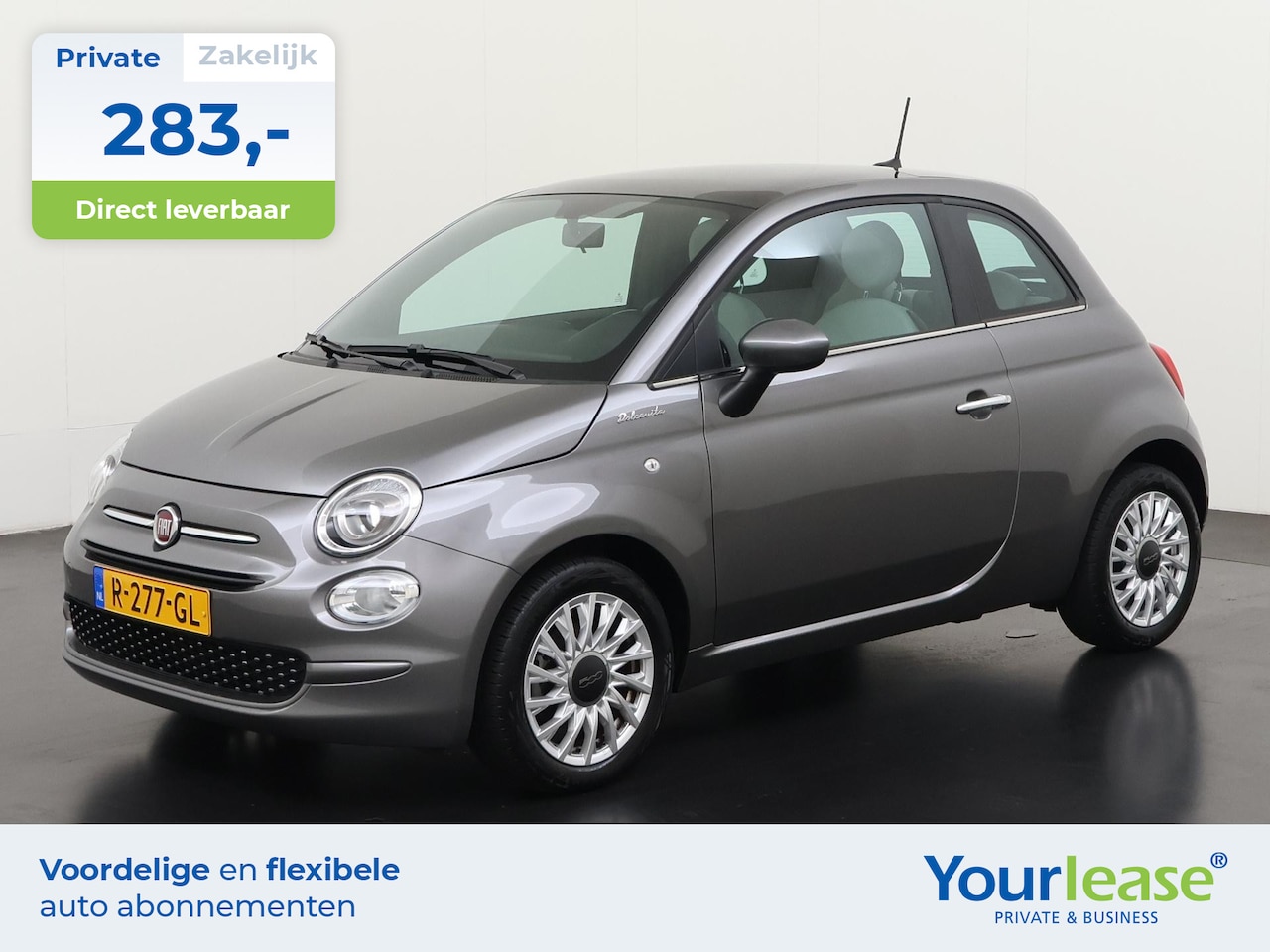 Fiat 500 - 1.0 Hybrid Dolcevita | All-in 283,- Private Lease | Direct uit voorraad - AutoWereld.nl