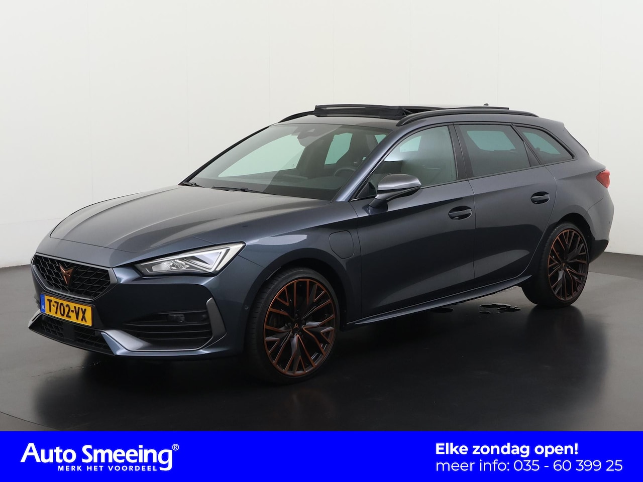 CUPRA Leon Sportstourer - 1.4 e-Hybrid VZ Copper Edition | Schuifdak | Leder | Stuurverwarming | Zondag Open! - AutoWereld.nl