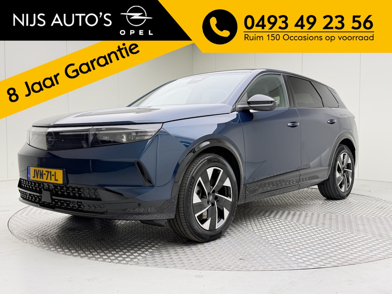 Opel Grandland Electric - Business Edition 73 kWh | Full options | Head up | Cruise adaptief | Schuifkantel dak | El - AutoWereld.nl