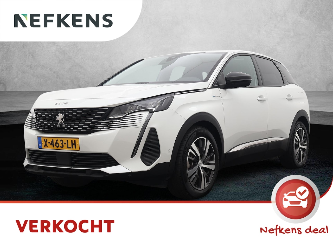 Peugeot 3008 - HYbrid4 Blue Lease Allure 300pk Automaat | Navigatie | Camera | Licht Metalen Velgen 18" | - AutoWereld.nl