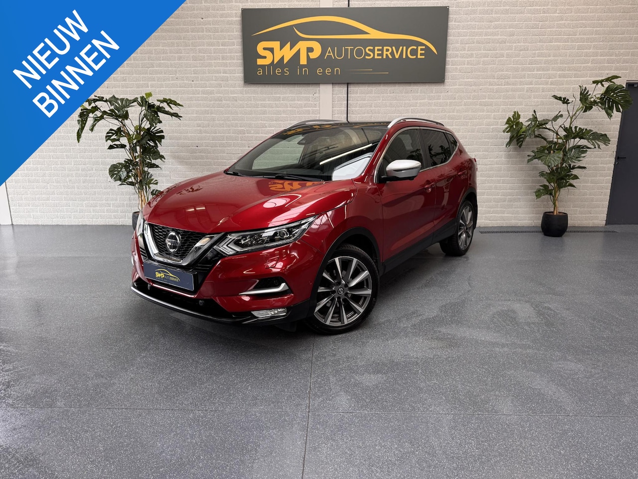 Nissan Qashqai - 1.3 DIG-T Tekna + | Trekhaak | Nappa leer | Pano | 360 cam | Bose | Full option - AutoWereld.nl
