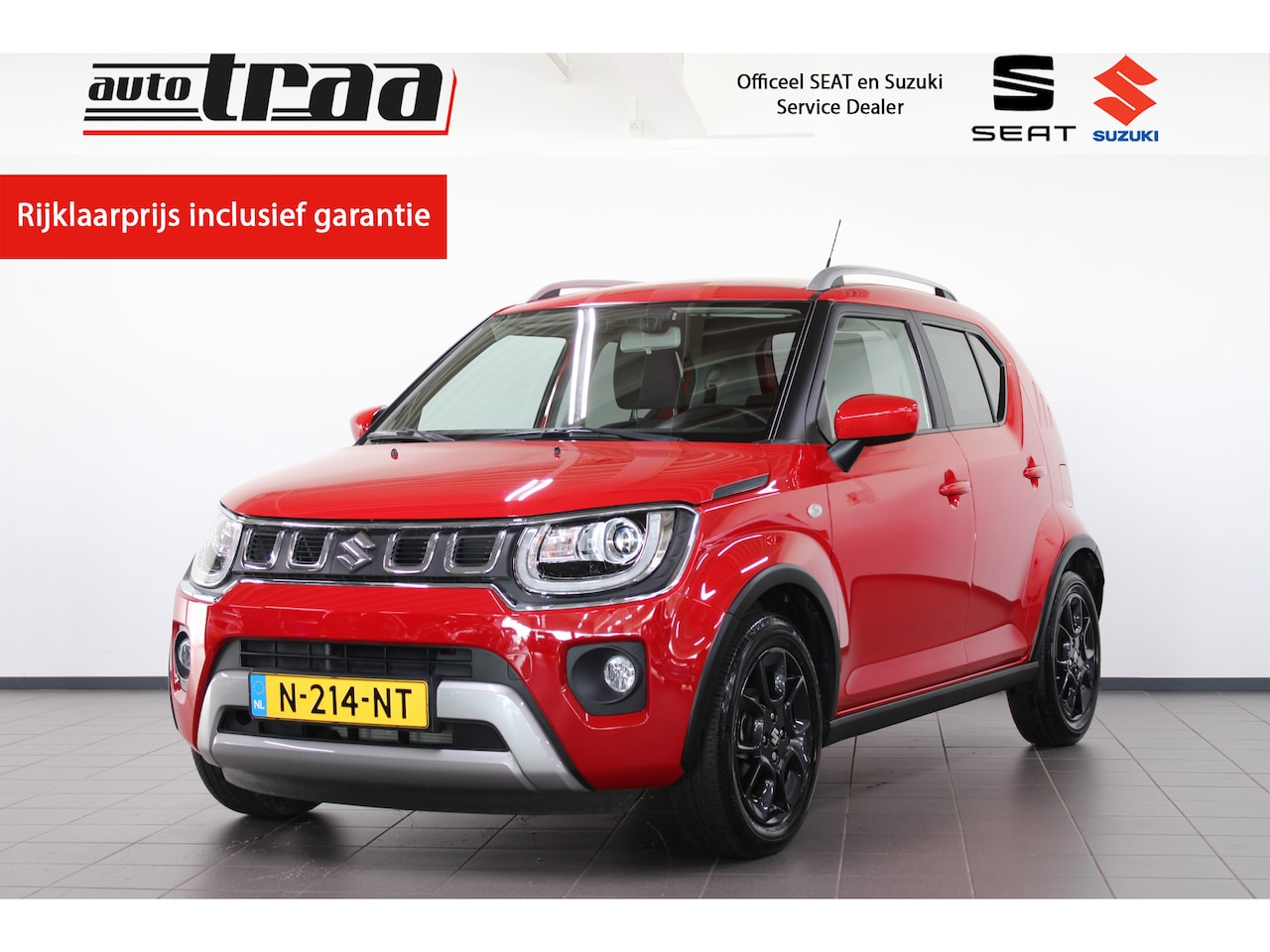 Suzuki Ignis - 1.2 Smart Hybrid Select / Navi. / Stoelverwarming  / Camera / Led / - AutoWereld.nl