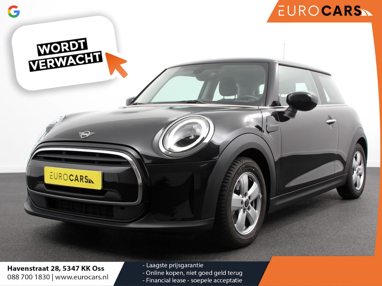 MINI 3-Deurs - 1.5 Cooper 136pk Automaat Essential Trim Climate control Navigatie Cruise control LED Park - AutoWereld.nl