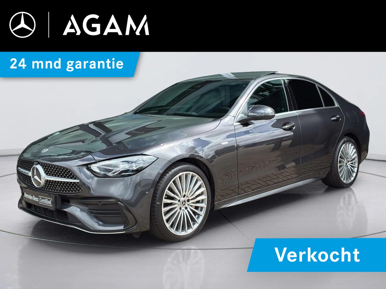 Mercedes-Benz C-klasse - Limousine 300 e Business Solution AMG | Panorama dak - AutoWereld.nl