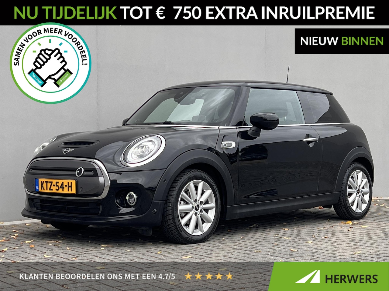 MINI Electric - Cooper SE 33 kWh / Accu SoH 97 % / CCS snel laden / HUD / Navigatie / Apple Carplay Androi - AutoWereld.nl