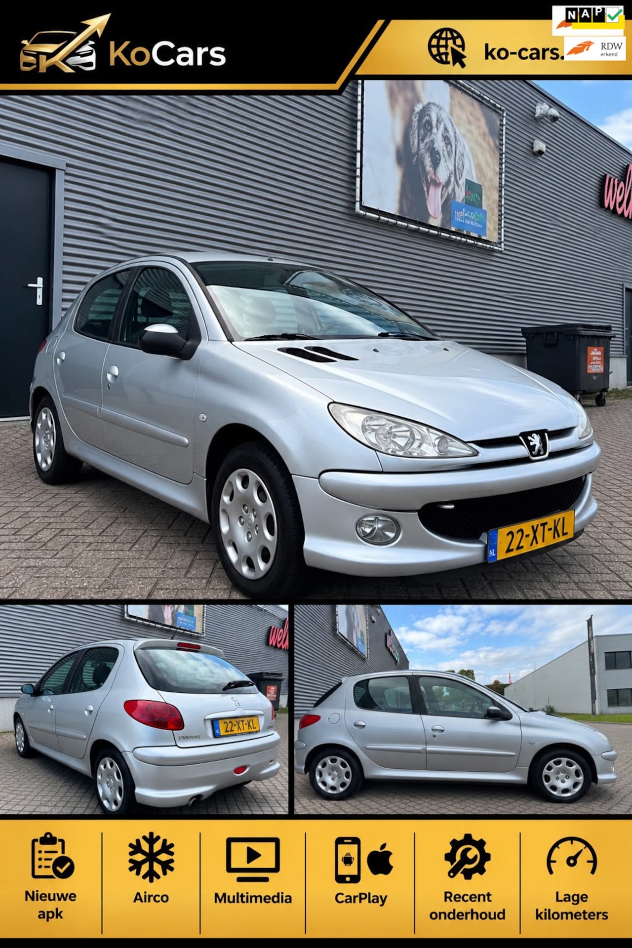 Peugeot 206 - / Apk / Airco / Carplay / Nieuwe APK - AutoWereld.nl