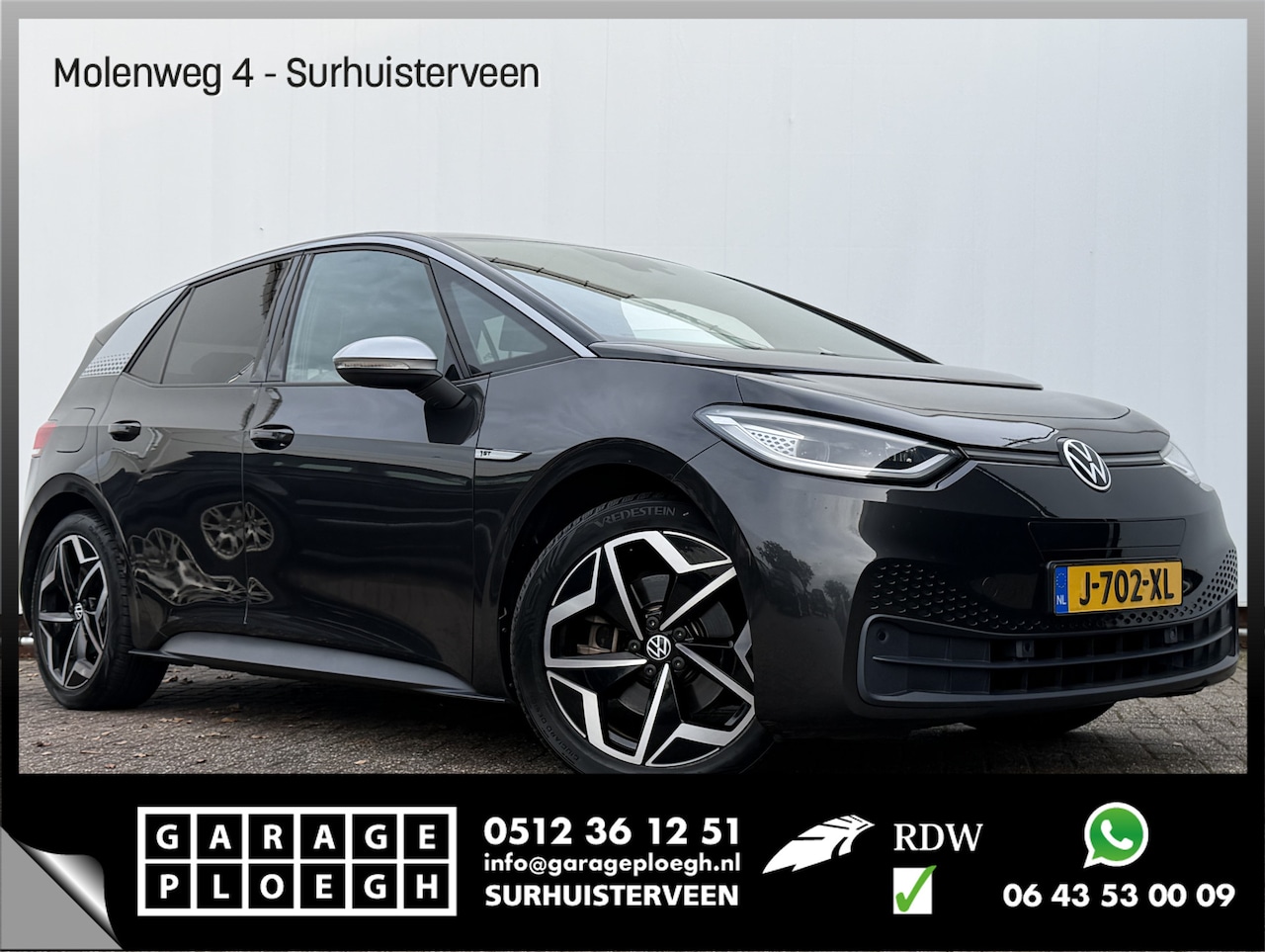 Volkswagen ID.3 - First Plus 58 kWh Adap.Cruise Camera Carplay Sfeerverl Orig.NL 100% Elektrisch - AutoWereld.nl