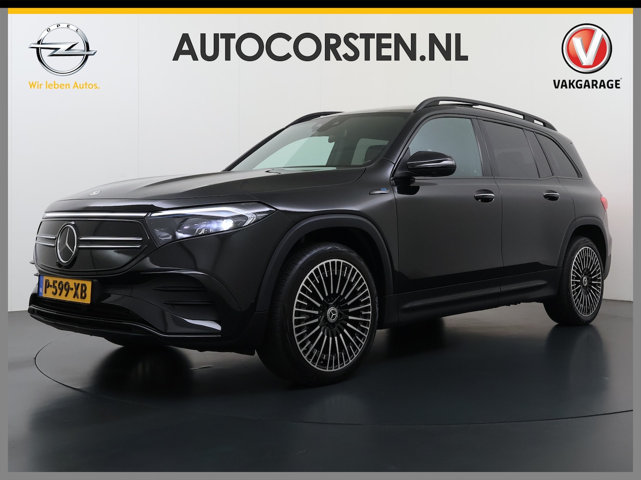 Mercedes-Benz EQB - 250 AMG Night Line 7-Persoons Premium plus SOH 95% Panoramadak Adap.Cruise Head-Up Display - AutoWereld.nl