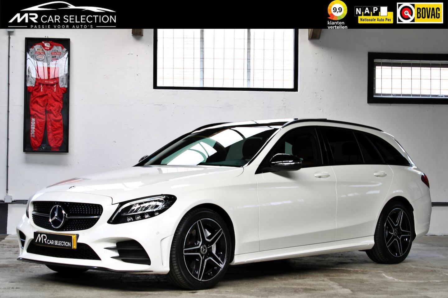 Mercedes-Benz C-klasse Estate - 200 Business Solution AMG | Night | Panoramadak | Apple / Android | Leder - AutoWereld.nl