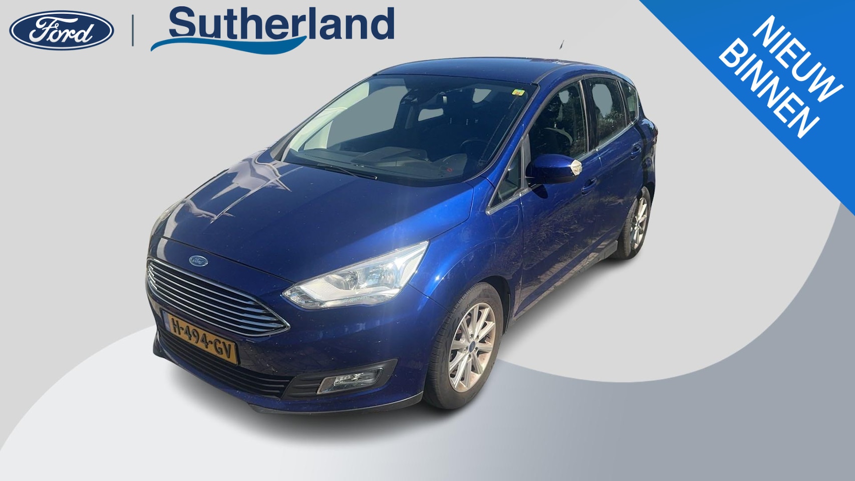 Ford C-Max - 1.0 Titanium | Trekhaak | Stoelverwarming | Cruise Control | Climate Control | Navigatie | - AutoWereld.nl