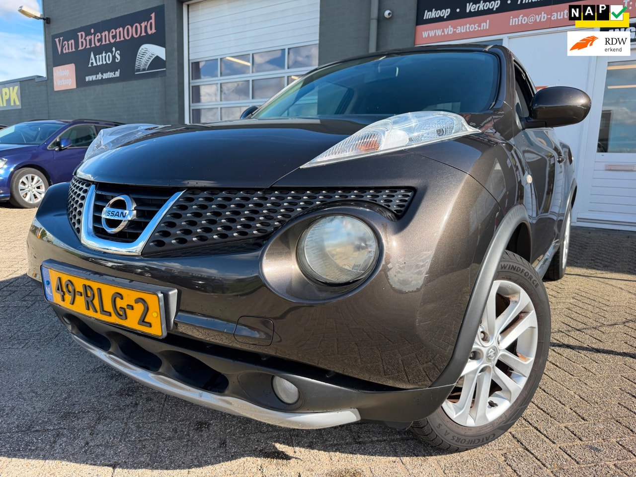 Nissan Juke - 1.6 Acenta van 3de Eig met bluetooth telefoon en cruise controle en airco - AutoWereld.nl