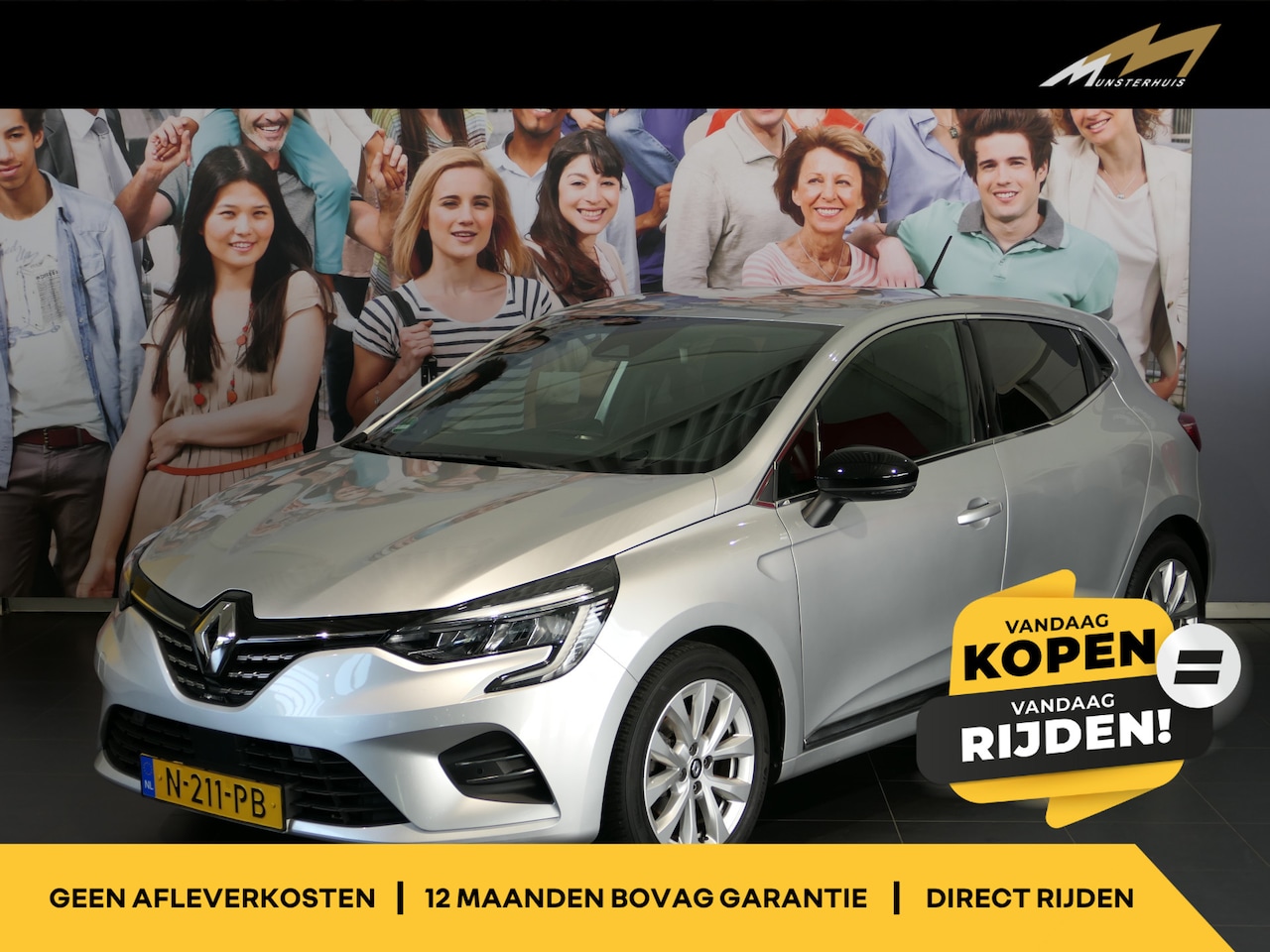 Renault Clio - 1.0 TCe Intens - All Season - Camera- Sensor V+A - Apple Carplay/Android Auto - AutoWereld.nl