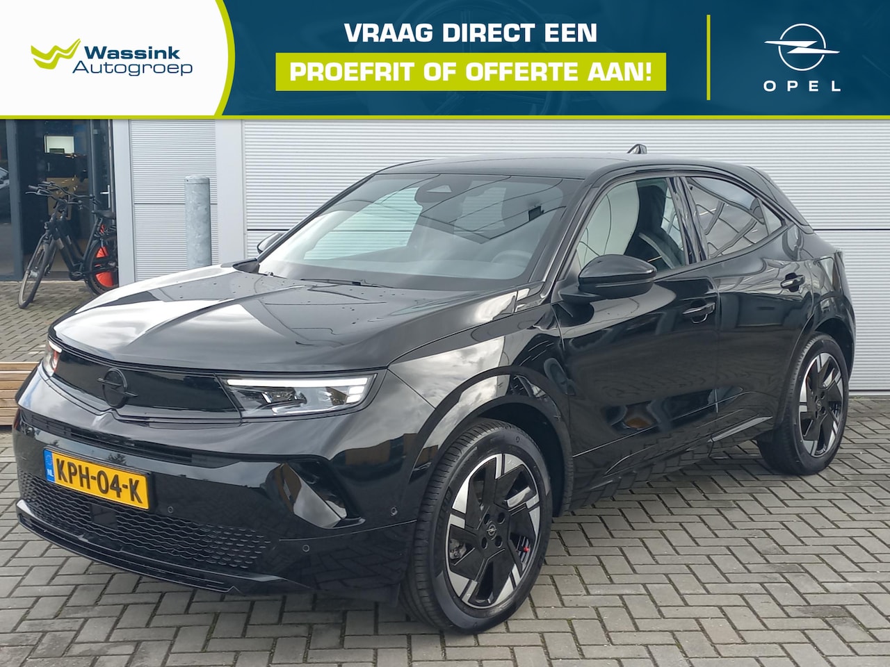 Opel Mokka Electric - GS + extra's 54kWh 156pk | SOH 97,4% | Climate control | Navigatie | 18" Lm velgen | Black - AutoWereld.nl