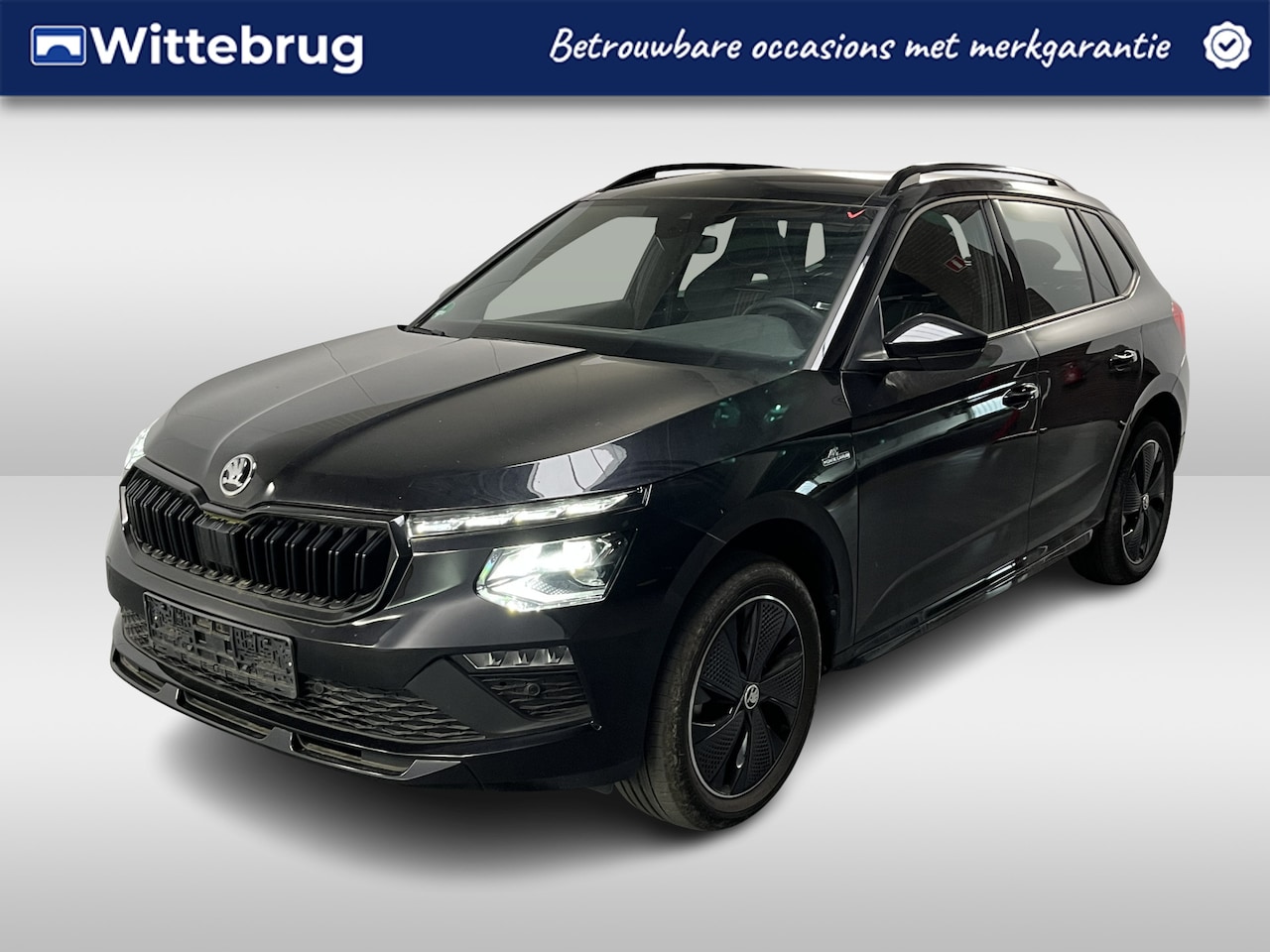 Skoda Kamiq - 1.0 TSI Monte Carlo / PANO/ 4.700 KM!/ SMARTLINK/ PARK.SENSOR.V+A/ CAMERA/ CRUISE/ STUUR+S - AutoWereld.nl
