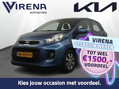 Kia Picanto - 1.0 CVVT EconomyPlusLine Airco - Bluetooth - Lichtmetalen velgen - Elektrische ramen - Vir