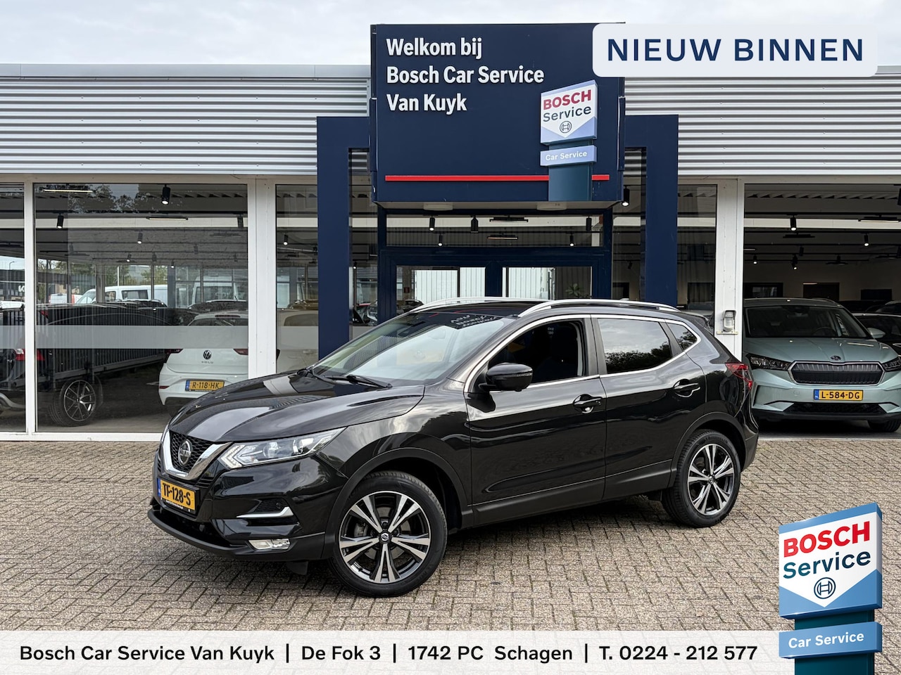 Nissan Qashqai - 1.6 N-Connecta / NL-Auto / 1e-Eigenaar / Dealer-Onderhouden / 75.000 KM / Panoramadak / Cr - AutoWereld.nl