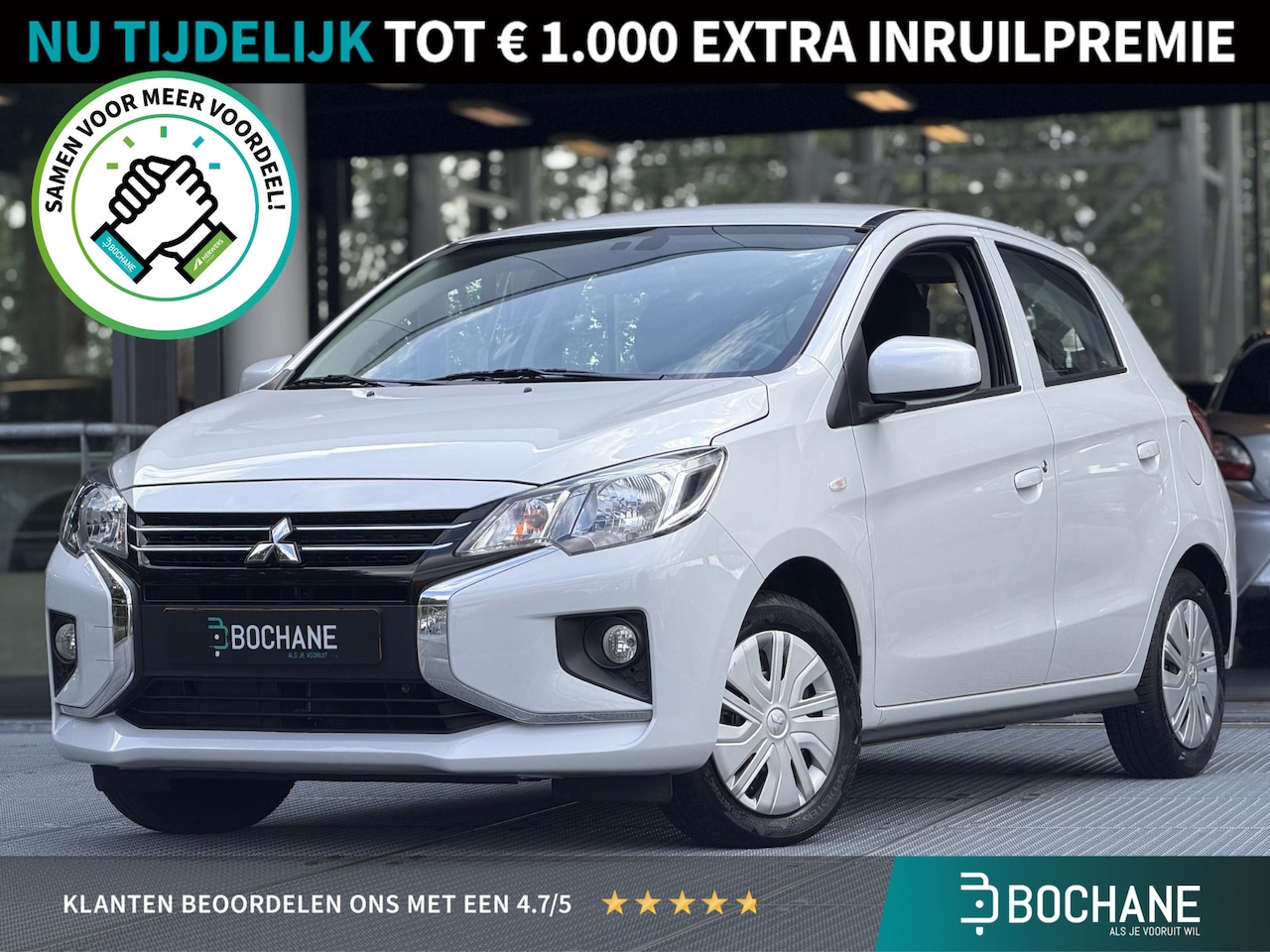 Mitsubishi Space Star - 1.2 Connect+ | Navigatie via CarPlay / Android | Airco | Bluetooth | All-Season banden | F - AutoWereld.nl