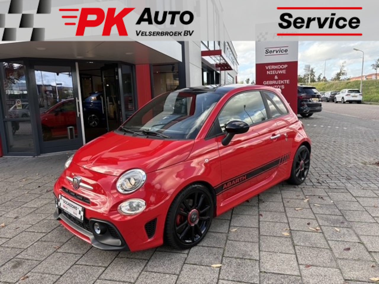 Fiat 500 C - 1.4 T-Jet Abarth Turismo | Navi | Climate | 45.686 km Dealeronderhouden - AutoWereld.nl