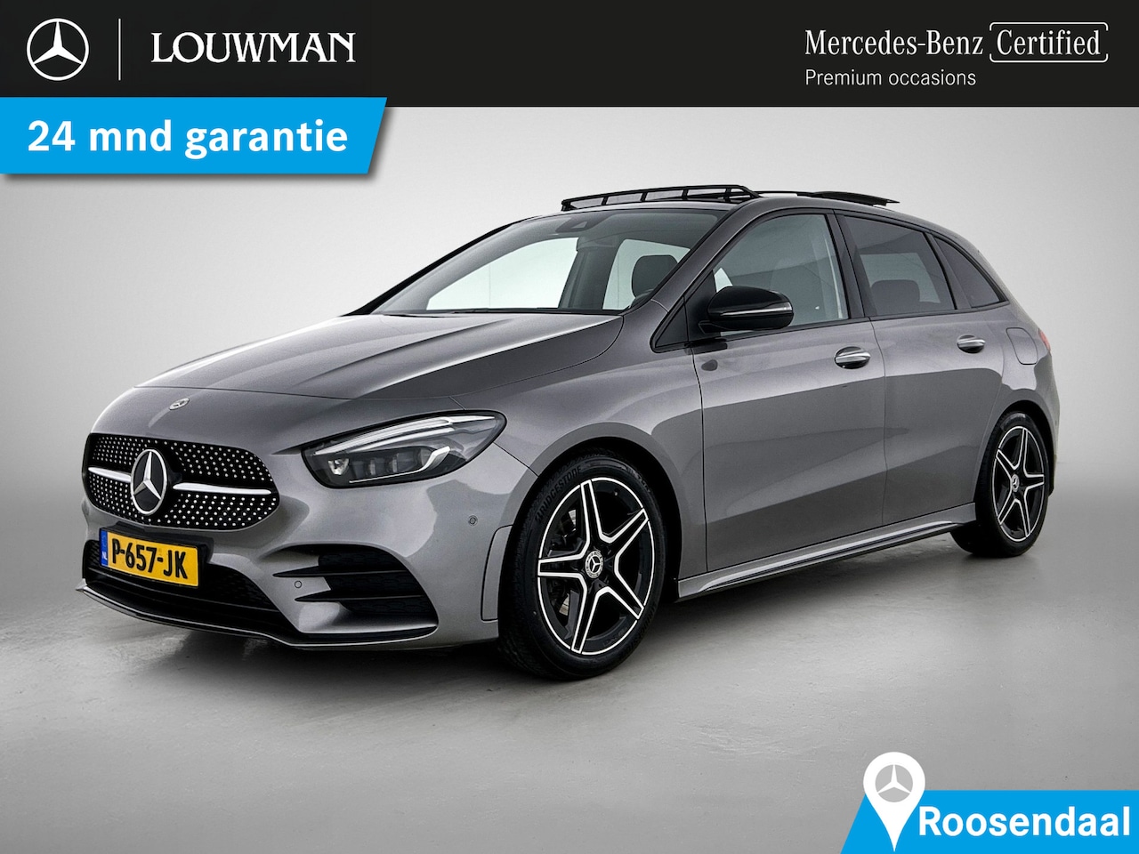 Mercedes-Benz B-klasse - 200 AMG Nightpakket | Panoramadak | Sfeerverlichting | Keyless GO | Stoelverwarming | Park - AutoWereld.nl