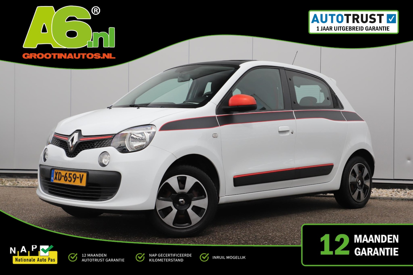 Renault Twingo - 1.0 SCe Collection Schuifdak Radio Bluetooth - AutoWereld.nl