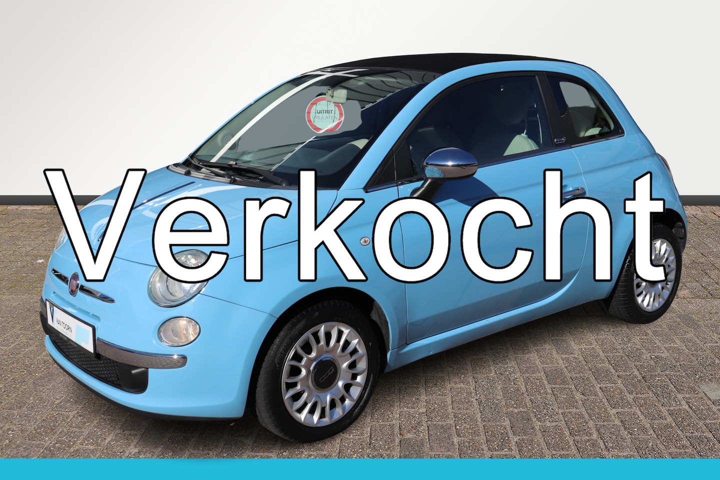 Fiat 500 C - 1.2 Easy Cabrio dak, distributieriem is vervangen, goed onderhouden. - AutoWereld.nl