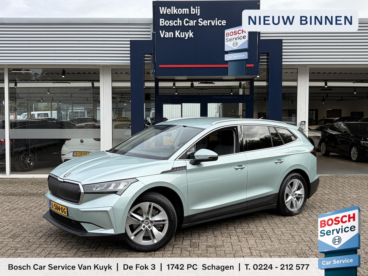 Skoda Enyaq iV - 80 / 90,1% SOH / Adaptive Cruise-Control / Elektr.-Trekhaak / Stuurverwarming / LED / Dode - AutoWereld.nl