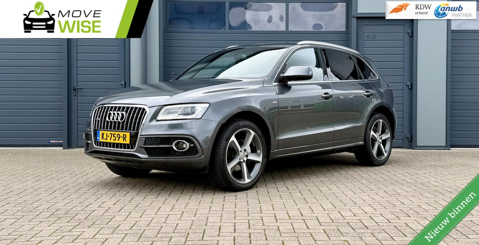 Audi Q5 - 2.0 TFSI 230pk quattro | S LINE | Automaat | Trekhaak | Zeer Nette Staat ! | Camera | Stoe - AutoWereld.nl