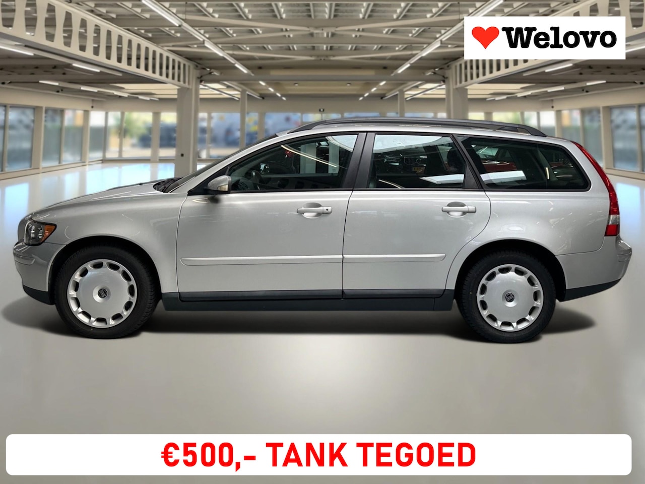 Volvo V50 - 2.4i Summum Garantie, Incl. BTW, dealer onderhoud, leder, electr. stoel, boekjes... - AutoWereld.nl