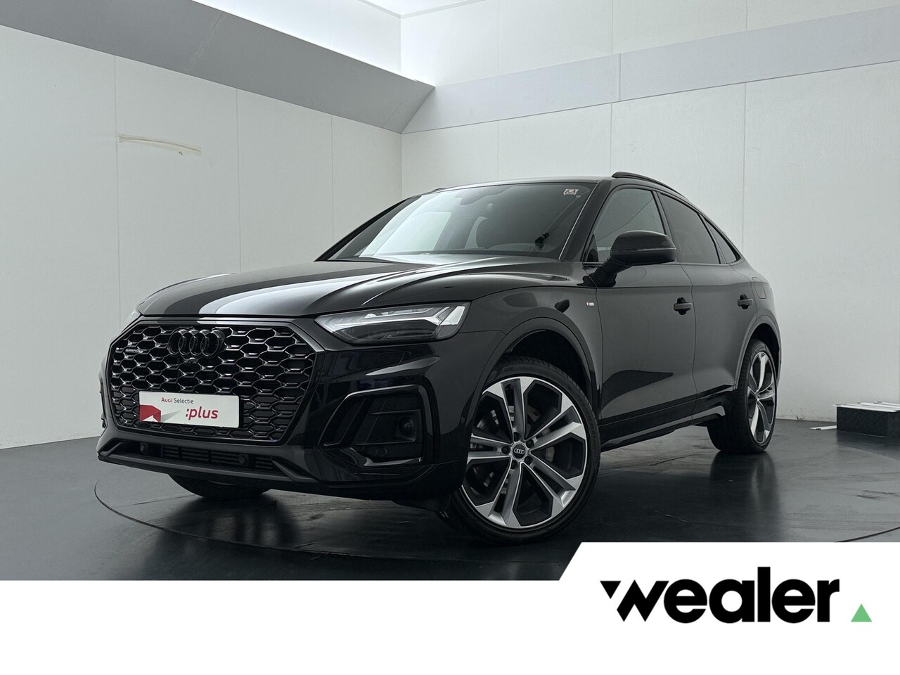 Audi Q5 Sportback - 55 TFSI e S edition Competition | 367 PK | SoH 93% | Trekhaak | Area view 360 | Matrix LED - AutoWereld.nl