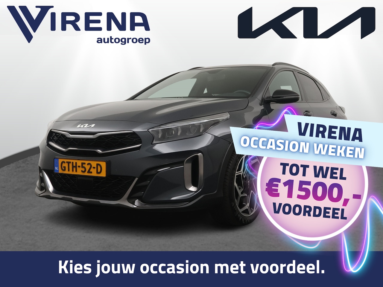 Kia XCeed - 1.5 T-GDi GT-Line - Schuif-/kanteldak - Stoel-/stuurverwarming - Navigatie - Apple CarPlay - AutoWereld.nl