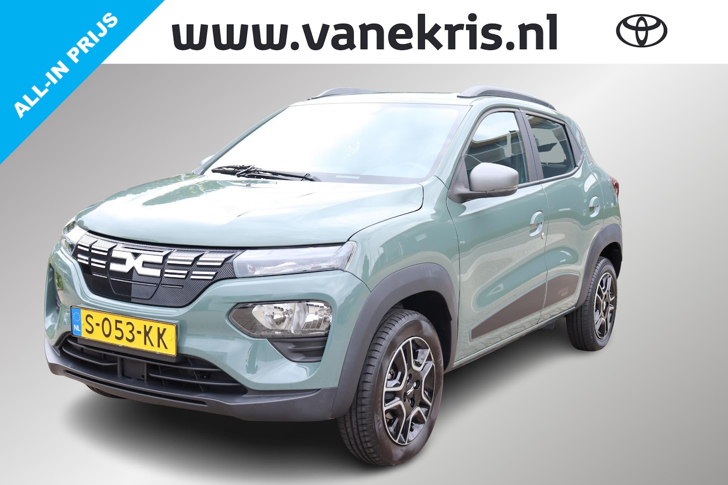 Dacia Spring - Expression 27 kWh, Leder, Rijklaarprijs, SOH 93%, Parkeersensoren - AutoWereld.nl