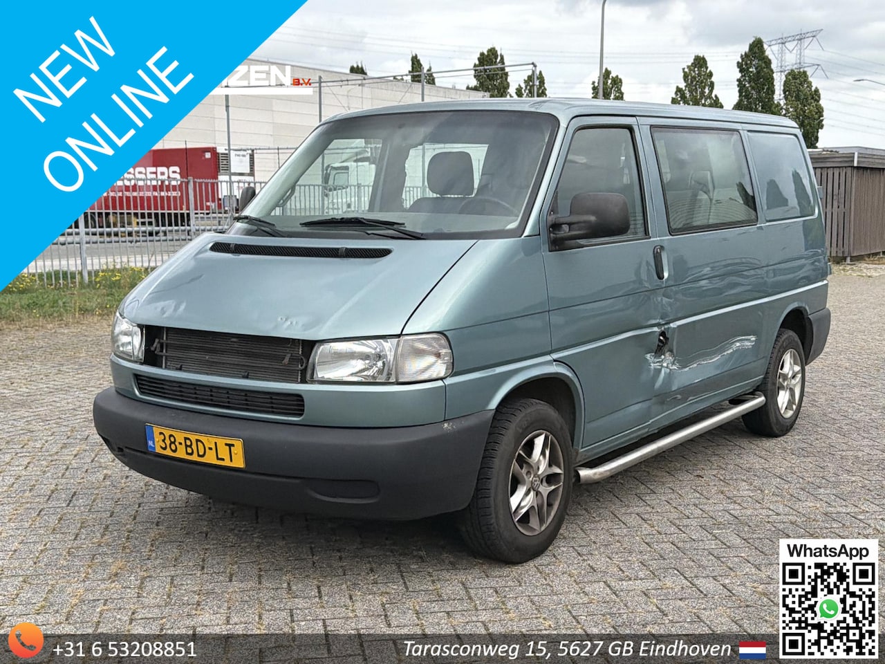Volkswagen Transporter - 2.5 TDI 292 T800 Base Dubbel Cabine | € 3.450,- NETTO! | Cruise | Trekhaak | - AutoWereld.nl