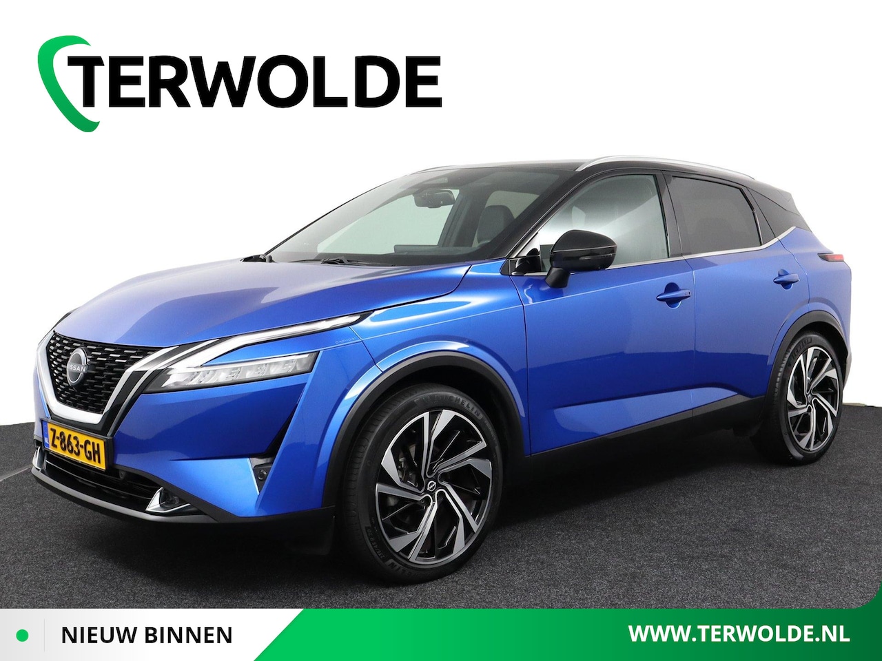 Nissan Qashqai - 1.3 MHEV Xtronic Tekna Plus | Trekhaak | Panoramadak | Lederen Bekl. | BOSE Audio | - AutoWereld.nl